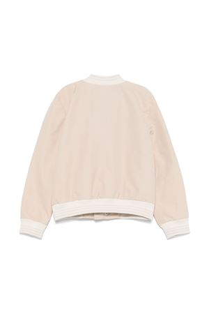 beige cotton jacket FAY KIDS | FW2P17I0042108